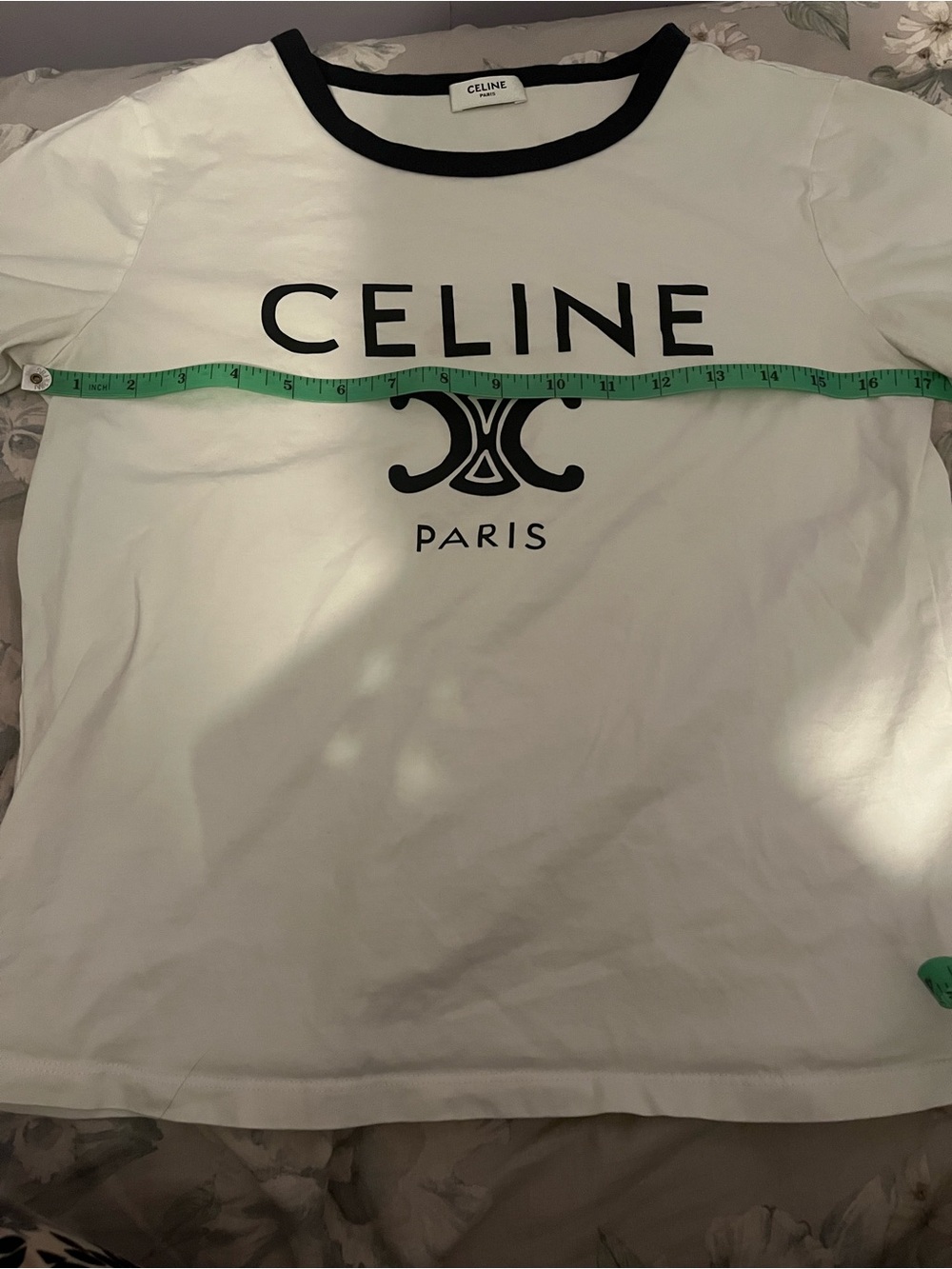 Celine Logo Tee - Picture 6 of 7